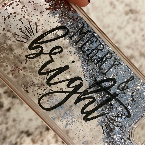 Casetify Merry & Bright Glitter iPhone 7 Plus Case - Picture 3 of 7